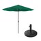 Pure Garden 9-Foot Patio Umbrella with Base, Hunter Green 50-LG1032B - alternate 2